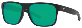 Costa Del Mar Spearo XL 580G Glass Polarized Sunglasses - Matte Black/Green Mirror - X-Large