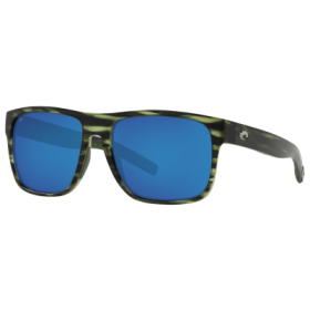 Costa Del Mar Spearo XL 580G Glass Polarized Sunglasses - Matte Reef/Blue Mirror - X-Large