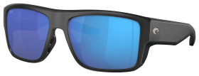 Costa Del Mar Taxman 580G Glass Polarized Sunglasses - Matte Black/Blue Mirror - Large