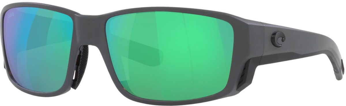 Costa Del Mar Tuna Alley Sunglasses, Men's, Gray/Green Mirror