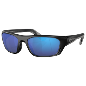 Costa Del Mar Whitetip Pro 580G Glass Polarized Sunglasses - Matte Black/Blue Mirror