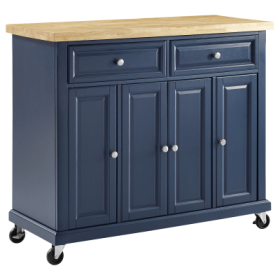 Crosley Madison Kitchen Cart with Wheels