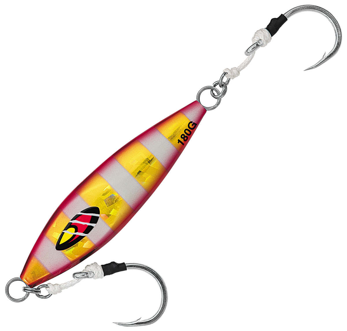 Daiwa Mr. Slow Jig - 6.3 oz. - Zebra Red Gold