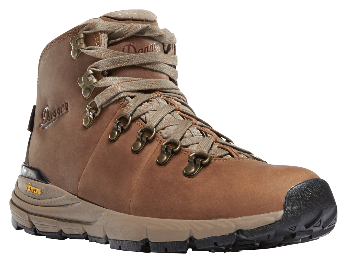 Danner Mountain 600 Leather Waterproof Hiking Boots for Ladies - Rich Brown - 6M