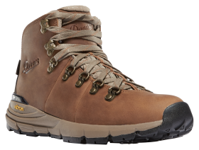 Danner Mountain 600 Leather Waterproof Hiking Boots for Ladies - Rich Brown - 9M