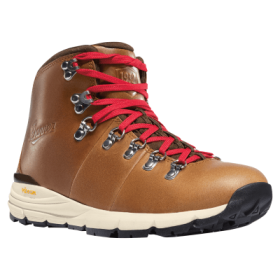 Danner Mountain 600 Leather Waterproof Hiking Boots for Ladies - Saddle Tan - 10M