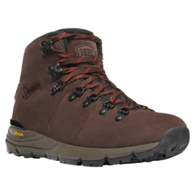 Danner Mountain 600 Suede Waterproof Hiking Boots for Ladies with Extra Laces - Java/Bossa Nova - 10M