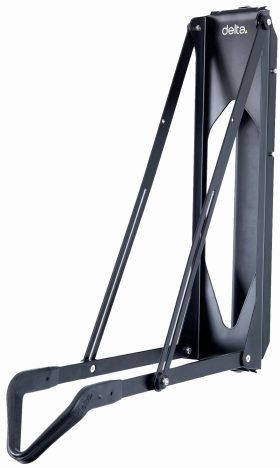 Delta | Pivot Wall Mounted Bike Storage Rack Pivot Wall Mounted Bike Storage Rack Matte Black | Nylon