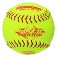 Diamond 12FPSC 47 12" USA Fastpitch Ball - 1 Dozen in Yellow Size 12in