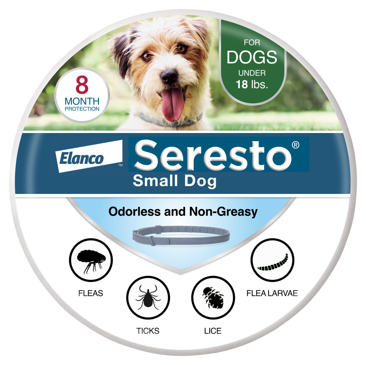 Elanco Seresto Dog Flea and Tick Collar - Small