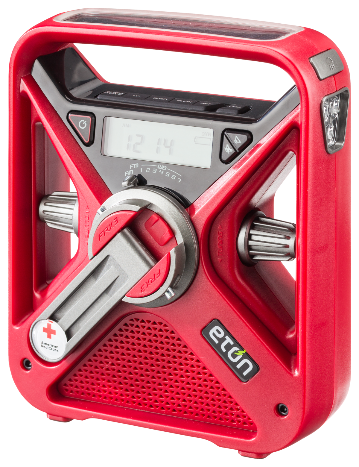 Eton American Red Cross FRX3+ Self-Powered Weather Alert Radio with LED Flashlight and Cell Phone Charger