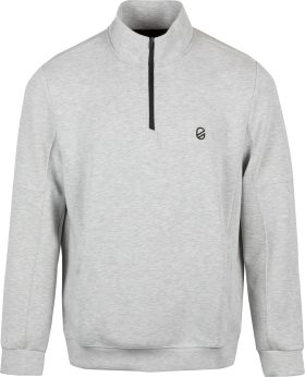 Extracurricular Corbin Quarter Zip Men's Golf Pullover - Grey, Size: Small