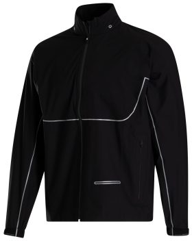 FootJoy DryJoys Select Men's Golf Rain Jacket - Black - Black, Size: XXL