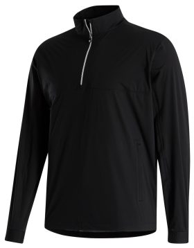 FootJoy HydoKnit Men's Golf Pullover - Black - Black, Size: Medium