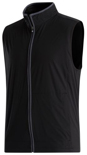 FootJoy HydroKnit Men's Golf Vest - Black - Black, Size: X-Large