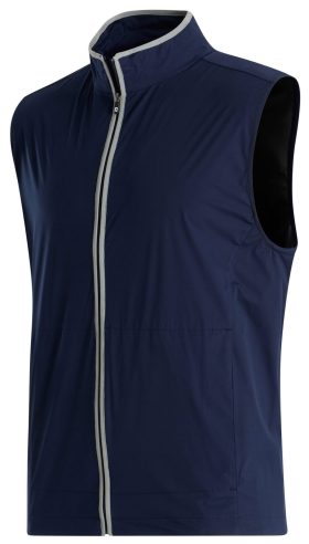 FootJoy HydroKnit Men's Golf Vest - Navy/Grey - Blue, Size: Small