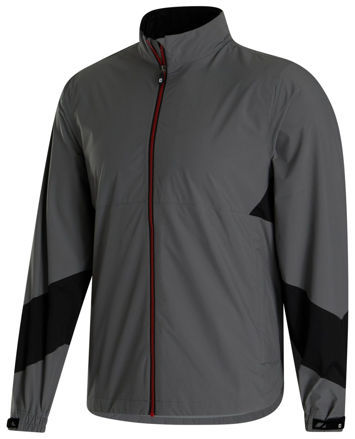 FootJoy HydroLite X Men's Golf Rain Jacket - Charcoal/Black - Grey, Size: Large