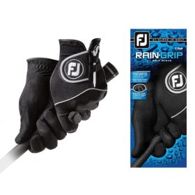 FootJoy Ladies RainGrip Pair Glove M/Black/Regular