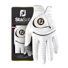 FootJoy Ladies StaSof Golf Glove ML/Pearl/Black /LH/Regular