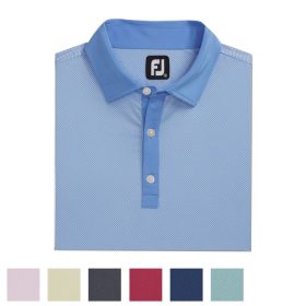 FootJoy Stretch Lisle Mini Check Print 2XL/Yellow / White