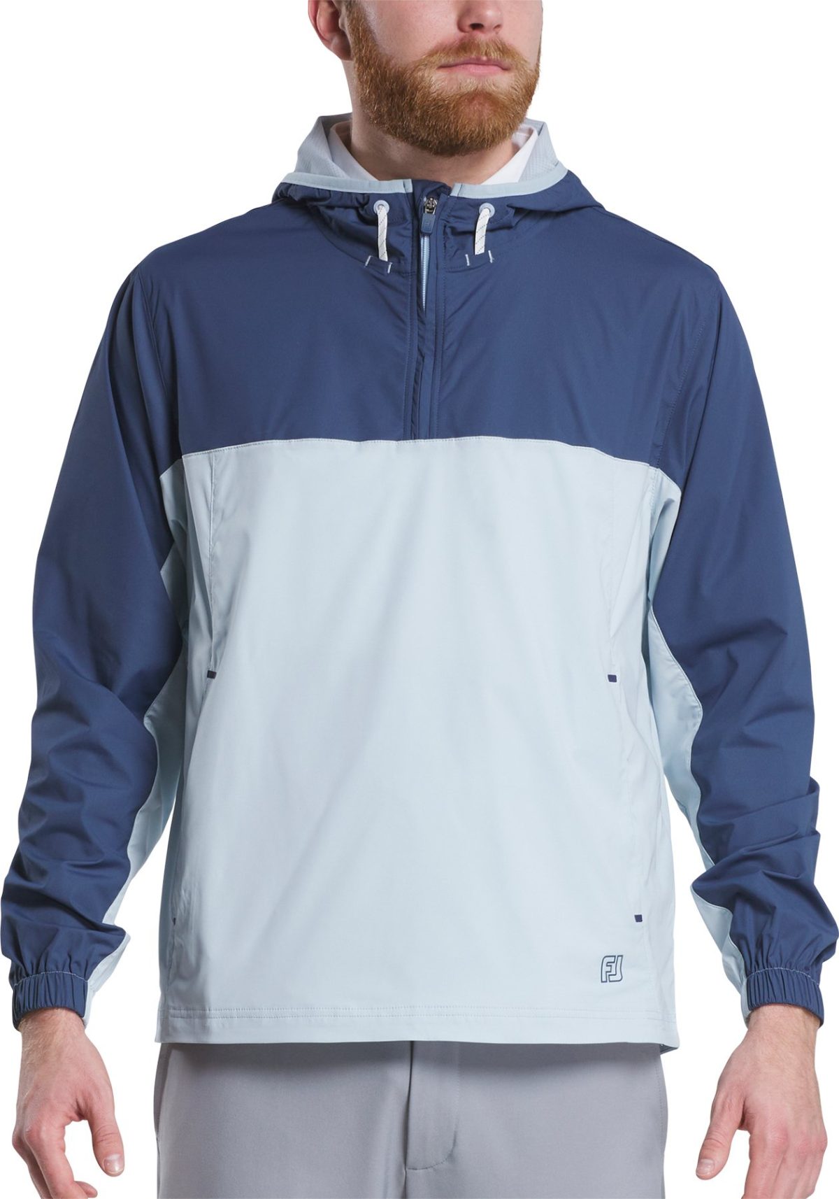 FootJoy TempoSeries Men's Golf Hoodie Jacket - Denim/Sky - Blue, Size: Large