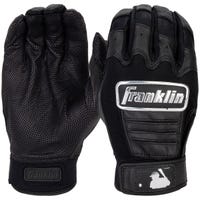 Franklin CFX Chrome Adult Batting Gloves in Black Size Large