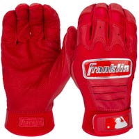 Franklin CFX Chrome Adult Batting Gloves in Red Size Large