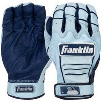 Franklin CFX Chrome Father's Day Men's Batting Gloves in Blue Size Large