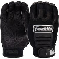 Franklin CFX Chrome Youth Batting Gloves in Black Size Medium