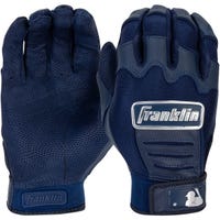 Franklin CFX Chrome Youth Batting Gloves in Navy Size Large