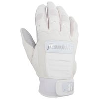 Franklin CFX Chrome Youth Batting Gloves in White Size Large