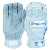 Franklin CFX Pro Hi-Lite Men's Batting Gloves in Columbia Blue Size Medium