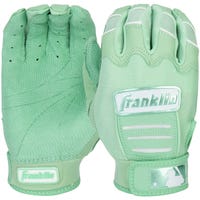 Franklin CFX Pro Hi-Lite Youth Batting Gloves in Green/Mint Size Medium