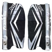 Franklin NHL 120 Junior Street Goalie Leg Pads - in Black Size 23in