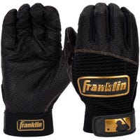 Franklin Pro Classic Adult Baseball Batting Gloves in Gold/Black Size Large