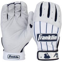 Franklin Pro Classic Judge Men's Baseball Batting Gloves in White/Navy Size Large