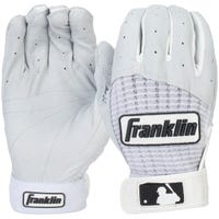 Franklin Pro Classic Men's Baseball Batting Gloves in Pearl/White Size Medium