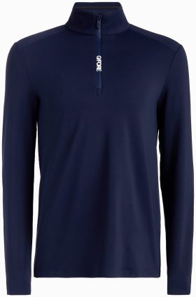 G/FORE Brushed Back Tech Quarter Zip Men's Golf Pullover - Blue, Size: X-Large