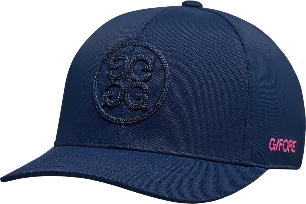 G/FORE Circle Gs Stretch Twill Snapback Men's Golf Hat 2025 - Blue