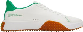 G/FORE G.112 PU Leather Golf Shoes - Snow/Toast - 8.5 - MEDIUM