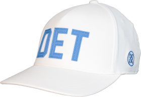 G/FORE Limited Edition Detroit Lions Stretch Twill Snapback Men's Golf Hat - Snow - White