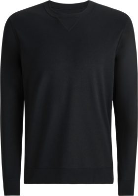 G/FORE Performance Pique Crewneck Mid Layer Men's Golf Pullover - Black, Size: Large