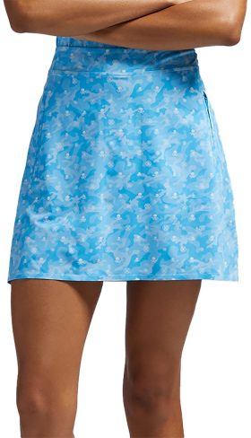 G/FORE Womens Icon Camo Silky Tech Nylon A-Line Golf Skort - Blue, Size: Large