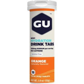 GU Hydration Drink Tabs - 8 Tube Pack Orange, 8tubes/box