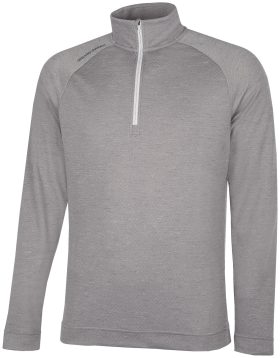 Galvin Green Dion Insulating Midlayer Men's Golf Pullover - Grey, Size: Medium