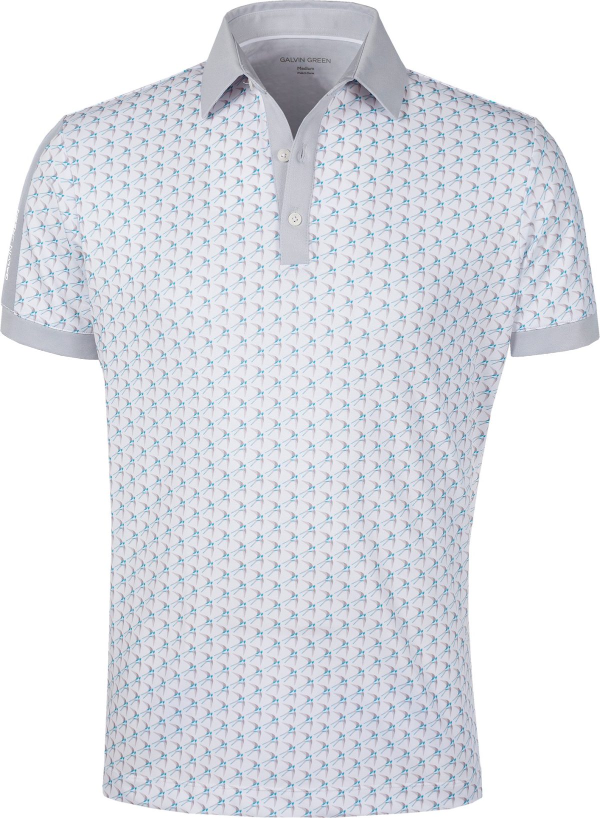 Galvin Green Malcolm Men's Golf Polo - Blue, Size: Large