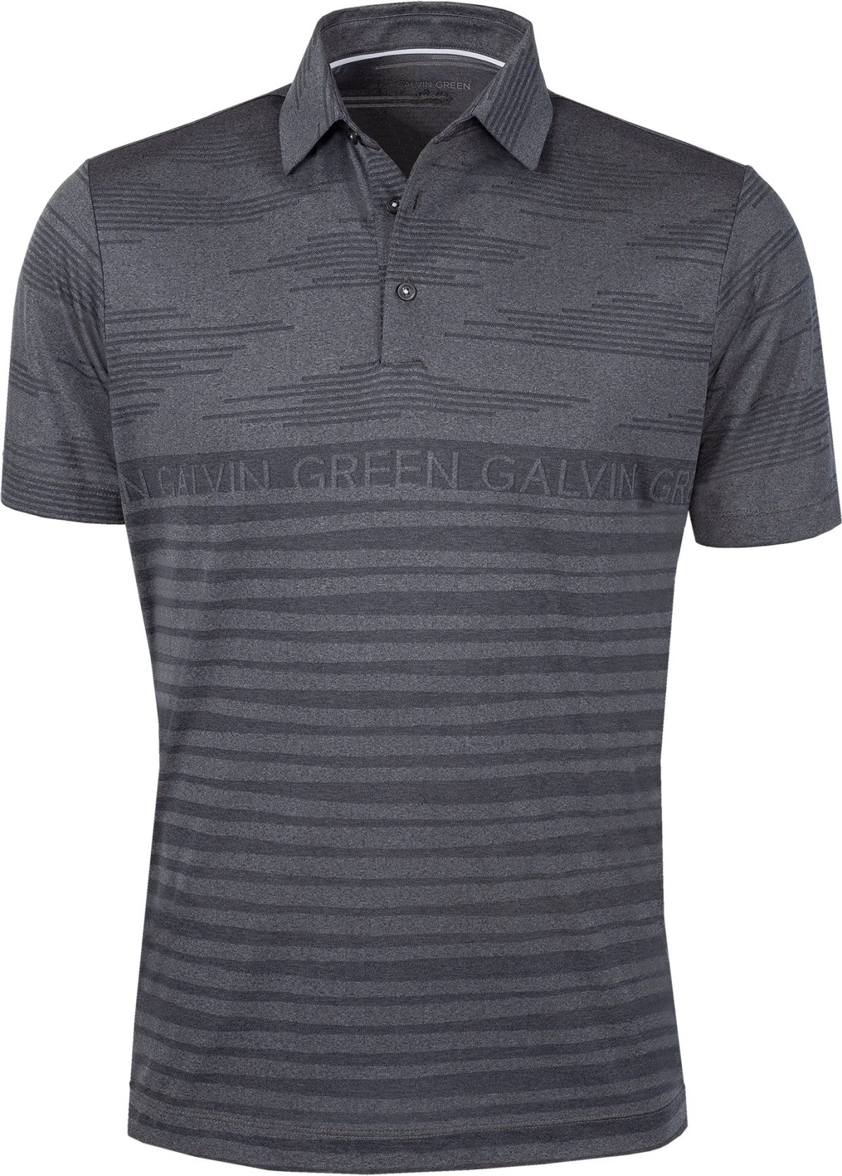 Galvin Green Maximus Men's Golf Polo - Black, Size: Large
