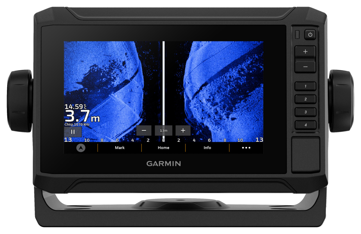 Garmin ECHOMAP UHD2 65sv 6" Fish Finder/Chartplotter with GT54 Transducer, Canada Inland and Coastal Mapping