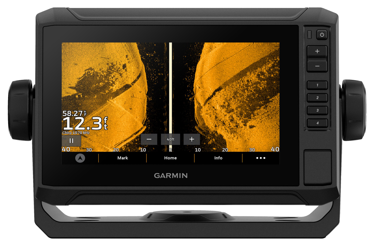 Garmin ECHOMAP UHD2 73sv 7" Fish Finder/Chartplotter with Navionics+ U.S. Inland Mapping