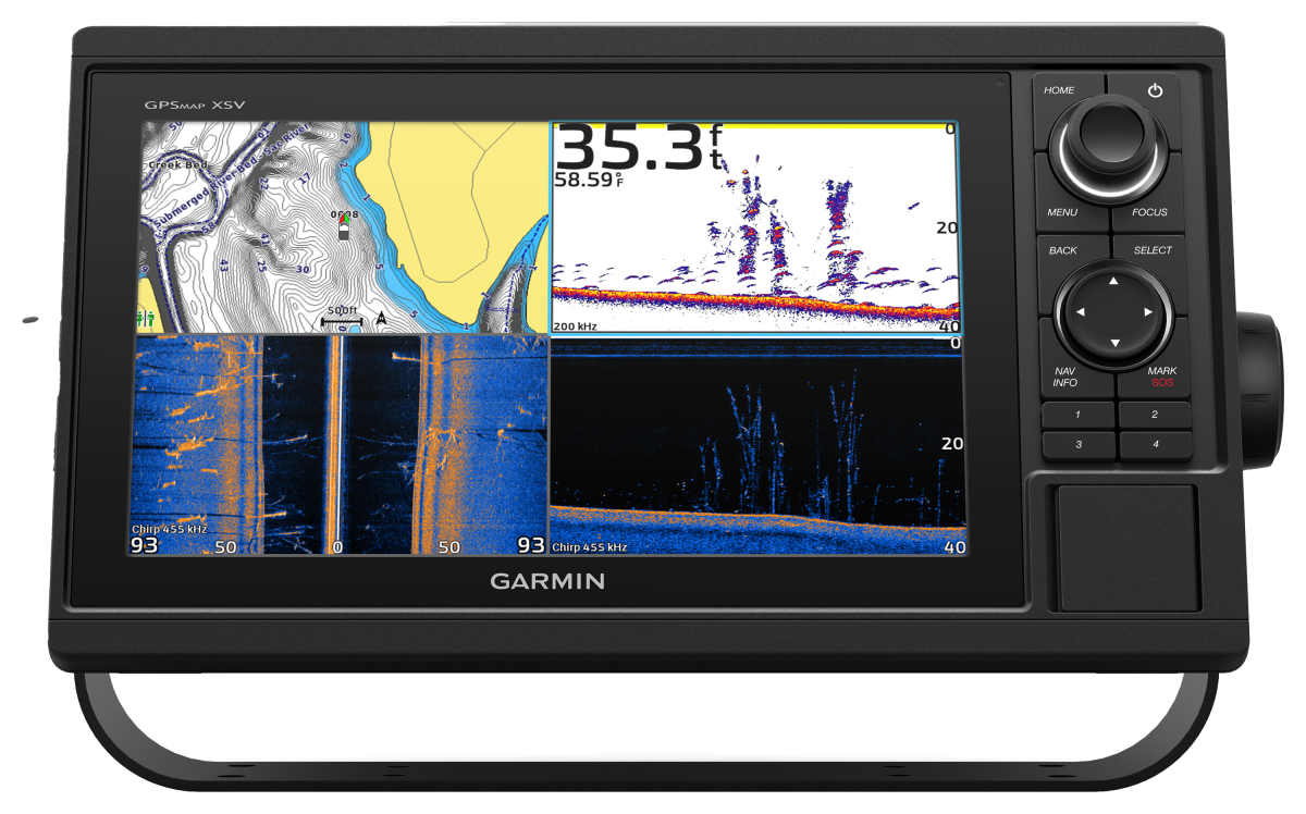 Garmin GPSMAP 1042xsv 10" Chartplotter with Sonar, Garmin Navionics+ Mapping, and GT52HW-TM Transducer